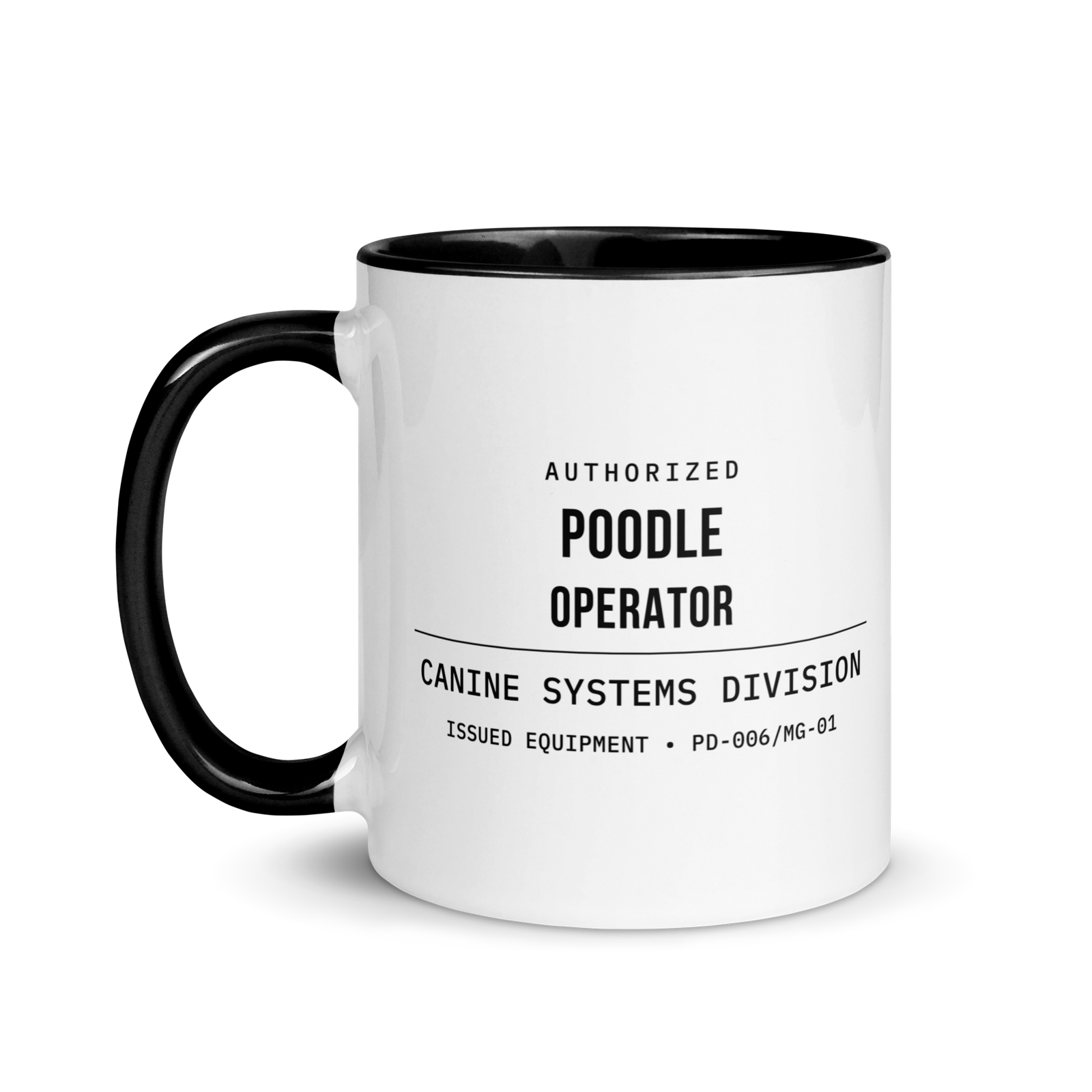 Poodle Authorized Operator mug